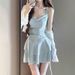 Backless One Piece Swimsuit Pure Sexy Style Covers Tummy Slimming Design With Outerwear For Women Perfect For Hot Spring Vacations_ecoleips.com