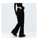 Black Flared Jeans For Women, New Spring Style, High-waisted, Slimming, Loose-fitting, Bell-bottom Long Pants_ecoleips.com