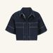 2025 Summer Women's Casual Pocket Short Sleeve Shirt Split Skirt Denim Two-Piece Set_ecoleips.com