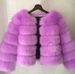 K Long-sleeved Women's Faux Fox Fur Coat; New Fashion Warm High-quality Overcoat._ecoleips.com