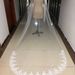 3M Cathedral Veil – Single Layer Chantilly Lace Bridal Face Veil (Ivory/White, Polyester, A-Line Hem, 3D Floral Embroidery, Wholesale Ready)_ecoleips.com