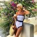 Women’s Clothing Black And White Contrast Hot Spring Vacation High End Swimsuit Female_ecoleips.com