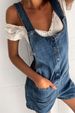 New 2025 Style Women's Slim Fit Straight Leg Jumpsuit Denim Shorts European American Overalls Wholesale_ecoleips.com