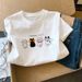 New Printed Loose Short-sleeved T-shirt Women's 2026 Summer Cotton Round Neck Half-sleeved T-shirt Top_ecoleips.com