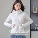 High-end Hooded Sweatshirt Women, Autumn And Winter, Double-sided Fleece, American Style, Zip-up Cardigan Jacket For_ecoleips.com