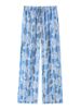 HH Women Summer Spring Fashion Trousers Confortable Vacation Elegant Hight-Rise Loose Casual Pants Women Drawstring Waist Pants_ecoleips.com