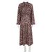 Fashion Elegant Premium Crew Neck Printed Long Sleeve Fall Dress For Women High End Sense Autumn Dress_ecoleips.com