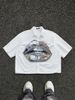 Summer Fashion Trendy Polo Shirt for Men And Women Big Mouth Digital 3D Printed Pattern European And American Cross Border E Commerce 2025_ecoleips.com