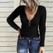 Aria Basics Aria Basics Cross-border European And American Clothing 2023 Autumn New Model Front Zipper Casual Long-sleeve T-shirt Women's_ecoleips.com