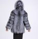 Women’s Clothing fox fur coat for women, silver fox stitching hooded socialite warm and environmentally friendly fur fox fur coat_ecoleips.com