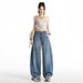 Wholesale High-waisted Wide-leg Loose Curved Jeans For Women, New Summer Hot-selling Casual Long Pants, Extra-long_ecoleips.com