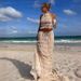 Women's Clothing Sexy Backless Halter Neck Pleated Lace Vest Long Skirt Suit_ecoleips.com