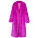Coat Women Long Suit Collar Super Long Coat for Women_ecoleips.com