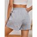 Aria Basics Aria Basics 2022 Summer Women's Fashion European And American Cross-Border Elastic Waist Loose Wide-Leg Solid Color Casual_ecoleips.com