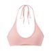 Hot Girl Ultra-short 2025 Halter Neck Tie-up Yoga Camisole For Women, European And American Style, Sexy Deep-neck Padded_ecoleips.com
