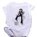 Wholesale Cross-border Vintage T-shirts, Spring And Summer Urban Girl Short-sleeve Women's T-shirts_ecoleips.com