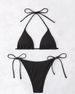 Women's Clothing New Sexy Big Breast Bikini Small Fresh Swimsuit Female Gathered Slim Small Chest Split Swimsuit_ecoleips.com