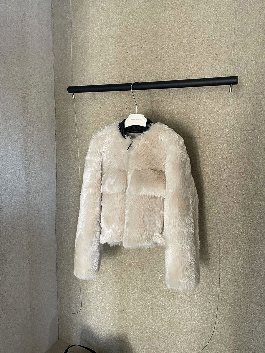Clearance No Returns Thirteen Lines Winter Korean Style Versatile Thickened Pocket Fur Coat For Women WTA462_ecoleips.com
