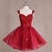 Elegant Strapless Formal Evening Gown With Floral Appliqué For Banquet Wedding Cocktail Party_ecoleips.com