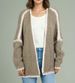 YIZXSFW Women's Oversized Knit Cardigan - Soft V-Neck Open Front Sweater, Cozy Long Sleeve Loungewear (Pink, Blue, Black, Beige & More)_ecoleips.com