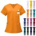 Women's Clothing Washing Clothes, Operating Room Isolation Clothes, Work Clothes, Short Sleeved Female Doctors, Long Sleeved Doctor Clothes_ecoleips.com