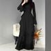 Diyun Fashion High-End Long-Sleeve Long Dress Women's Clothing 2025 Autumn/Winter Independent Station Elegant_ecoleips.com