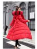 Women's Clothing Long Padded Coat With Faux Fur Hood, Warm Winter Jacket, Slim Fit Overcoat, Polyester Shell, Available In Multiple Colors_ecoleips.com