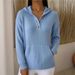 Autumn/Winter Women's Knit Hooded Casual Fashion Top_ecoleips.com