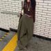 Women's Clothing Retro Washed Denim Jeans Loose Boyfriend Style Floor Length Pants Spring Autumn Fashion Solid Color England Style_ecoleips.com