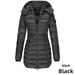 Winter Korean Style Women's Cotton Padded Jacket Mid-Length Slim-Fit Warm Outerwear W172_ecoleips.com