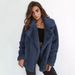 Trendy Winter Faux Fur Collar Jacket – Oversized Long Sleeve Coat, Polyester Blend, Streetwear Chic (S-3XL, 8 Colors)_ecoleips.com
