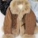 Women's Clothing Design Fur Collar Blue Denim Jacket For Women Velvet Thickened Down Cotton Warm Fur Plush Coat_ecoleips.com