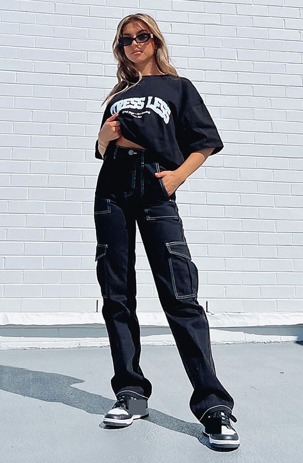 Women's Clothing Straight Leg Multi-Pocket Workwear Pants For Women Autumn_ecoleips.com