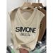 Women's Clothing Cool Refreshing Knitted Short Sleeve Top For Petite Figures Casual Versatile Stylish Cropped Sweater With Lettering New Arrival_ecoleips.com