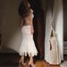 Summer Style Women's Slim Fit V Neck Top Sexy Lace Patchwork Mesh Fishtail Skirt New_ecoleips.com