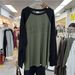 Women's Clothing Mm 300 Pounds Plus Size Contrast Color Raglan Sleeve T Shirt Mid Length Casual Bottoming Shirt Top Female_ecoleips.com