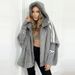 Oversized Hooded Zip-Up Jacket – Polyester Streetwear Coat With Color-Block Panels & Batwing Sleeves (S-3XL)_ecoleips.com