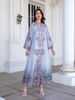 Middle Eastern Muslim Women's Embroidered Long Robe Dress, Printed Rhinestone Abaya, Elegant Floral Design, Perfect For Casual Wear_ecoleips.com