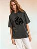 Women's Casual Oversized T-Shirt, Vintage Style Short Sleeve Top For Summer Fashion_ecoleips.com