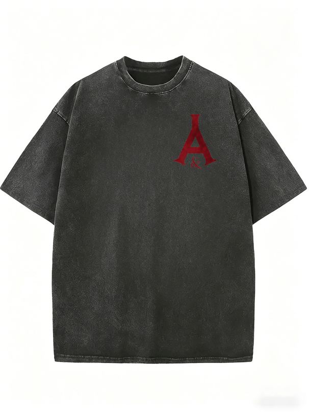 Women's Soft Touch Washed T-Shirt, Oversized Fit Summer Essential Top_ecoleips.com