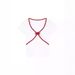 This V-Necked, Sexy Women's T-Shirt Features A Short Sleeve Design Made Of Pure Cotton, With A Bold Red Pattern That Add_ecoleips.com