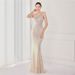 Women's 18891#Sequin 8-color fantasy celebrity party party evening dress sexy long toast dress host dress_ecoleips.com