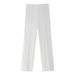 Women's Straight Leg Trousers Simple Drape Design Solid Color Commuter Style Formal Dress Pants American Fashion_ecoleips.com