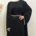 Verve Dubai Sleeveless Dress With Muslim Cardigan Coat 2006+6595_ecoleips.com