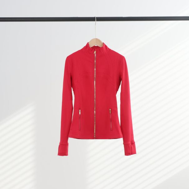 Women's Slim-Fit Stand Collar Yoga Jacket - Breathable & Stylish Workout Top For Gym & Outdoor Activities_ecoleips.com