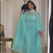 Women's Clothing Spring And Summer New Middle Eastern Temperament Sexy Cloak Sequin Splicing Chiffon Evening Dress Two Piece Set_ecoleips.com