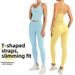 Women's Yoga Sports Bra With Beautiful Back One Piece Training Vest Padded Can Be Worn As Outerwear Or Innerwear_ecoleips.com
