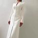Women's Clothing Dress With Shoulder Pads And Decorative Skirt Fashion V Neck Slim High Waist Dress_ecoleips.com