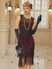 Women's Clothing Elegant A-Line Party Dress With Sequin Embroidery & Fringe Detail – Plus Size Formal Gown (Available In 5 Colors & 7 Sizes)_ecoleips.com