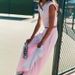 European American Style Women's Two-Piece Set Solid Color Casual Suit Short Sleeveless Top And Sweatpants With Pockets_ecoleips.com